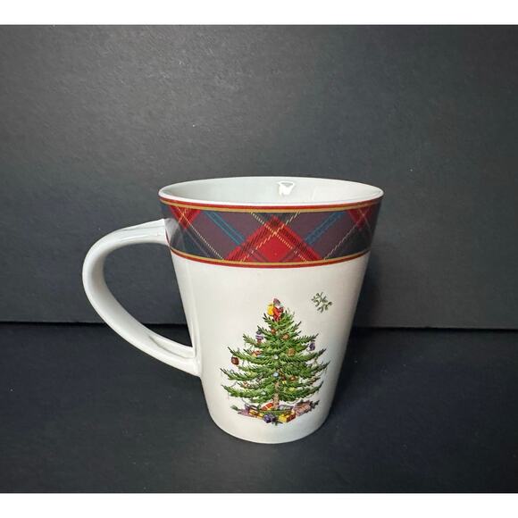 Spode Christmas Tree Tartan Mug 14 oz - Picture 5 of 5
